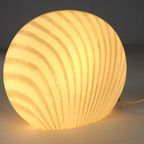 Peill & Putzler Glazen Tafellamp Lamp Shell Zebra Vintage thumbnail 12