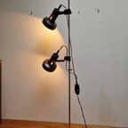 Staande Vintage Lamp , 2 Spots  Met Meerstandenschakelaar. thumbnail 2