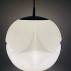 White Frosted Glass Artichoke Pendant Light Xl By Peill And Putzler thumbnail 9
