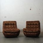 Bankstel Met Fauteuils | Bruin thumbnail 2