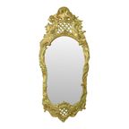 Grote Zweedse Spiegel Bladgoud Verguld Klassiek Rococo Stijl 119cm thumbnail 2