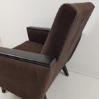 Vintage Bruine Fauteuil Zwart | Bruin thumbnail 7