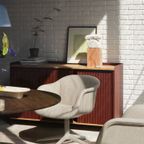 Muuto / Fiber Armchair / Swivel Base Grey/ Ecriture 240 thumbnail 5