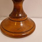 Grote Klassieke Lampenvoet Massief Hout Tafellamp thumbnail 4