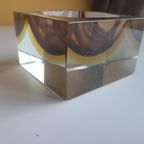 Flavio Poli Murano The Cube Glazen Asbak Vintage Design thumbnail 12