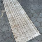 Vintage Yuruk Vloerkleed/ Loper 75 X 285 Cm, 1960's thumbnail 3