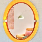 2 X Allibert Verlichte Space Age Ovale Wandspiegels ’70 thumbnail 4