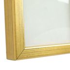 Vintage Diepe Gouden Houten Lijst Met Bol Glas Convex thumbnail 6