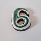 Vintage Huisnummer 9 Of 6 Zes Keramieke Huisnummer Negen thumbnail 5