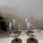 Schott En Zwiesel Christinehutte Vintage Set Van 4 Cognac Glazen thumbnail 6