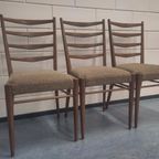 Vintage Teak Houten Eetkamerstoel Pastoe St09 Stoel Teakhout thumbnail 9