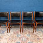 4x Deens Design Stoelen, Søren Willadsen, Midcentury thumbnail 16