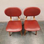 Set Van 2 Vintage Stoelen Eetkamerstoelen 2 Retro Stoelen thumbnail 17