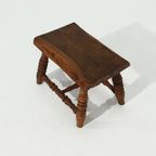 Alpine Chic Rustic Plant Or Side Table 1950S thumbnail 5