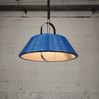 Vintage Blauwe Hanglamp thumbnail 3