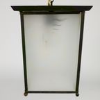 Amsterdamse School - Lantaarnlamp - Hanglamp - Koper - Glas - 1E Kwart 20E Eeuw thumbnail 4
