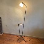 Vloerlamp Schemerlamp Staand Jaren 60 Vintage Frans thumbnail 4