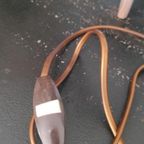 Vintage Lampvoet Hout Metaal thumbnail 3