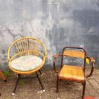 Vintage Houten Kinderschoolstoeltje thumbnail 7