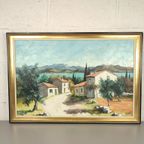 Nicole Le Guen - Schilderij - Landschap In Frankrijk thumbnail 7