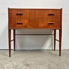 Midcentury Modern Design Ladekast - Teak, 2 Lades Op Pootjes thumbnail 5