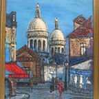 Modern Schilderij Gesigneerd Ergo, Paris Street Scene thumbnail 2