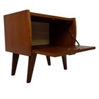 Vintage Nachtkastjes Set Van 2 Teak Fineer Jaren 60 thumbnail 9