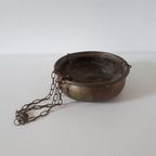 Antieke Hangpot Koperen Hangpot Vintage Pot thumbnail 5