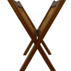 Vintage Massief Houten Tijdschriftenrek Jaren 70 Design thumbnail 16