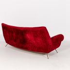 Italian Mid-Century Modern Curved Sofa / Bank / 3-Zitsbank By Gigi Radice For Minotti, 1960’S thumbnail 7