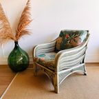 Rotan Bamboe Fauteuil Vintage thumbnail 2