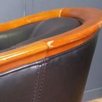 Donkerblauwe Vintage Clubfauteuil 2 Stuks Prijs P/St thumbnail 19