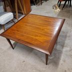 Vintage Salontafel Vierkante Deense Coffeetable thumbnail 3