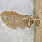 Vintage Rotan Peacock Chair Emmanuelle / Pauwen Stoel (h150cm) thumbnail 4