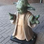 Xxl Yoda Beeld Van Fiberglass Of Kunststof Star Warsstarwars thumbnail 6