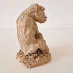 C Evers Vintage Beeld Aap Sculptuur thumbnail 12
