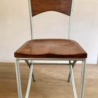 Set Van 4 Vintage Design Stoelen thumbnail 11