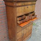 Antieke Chiffonnière - Ladenkast thumbnail 10