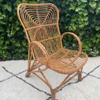 Vintage Rotan Fauteuil Rohe thumbnail 2