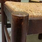 Vintage 4 Eetkamerstoelen, Vico Magistretti Stijl thumbnail 21