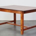 Prachtige Design Set Van 6 Eetkamerstoelen En Uitschuifbare Eetkamertafel Van Schuitema thumbnail 10