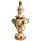 Vintage Barok Capodimonte Lamp Porselein Rococo 1960’s thumbnail 2