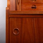 Deens Design Teak Secretaire By Johannes Sorth Door Bornholms Mobelfabrik, 1960S thumbnail 17