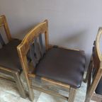 Vintage Brutalist Eetkamerstoelen thumbnail 7