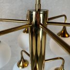 Vintage Boulanger Brass Chandelier thumbnail 12