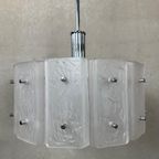 Vintage 1970’S Pendant Lamp – Glass/Chroom thumbnail 4