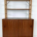 Scandinavisch Vintage Teak Fineren Kast Vardo thumbnail 9