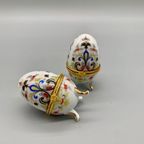 Set Vintage Porseleinen Sieraden Eieren thumbnail 3