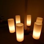 Xl Vintage Lamp Hanglamp Plafondlamp 60s Kroonluchter thumbnail 2