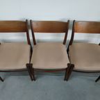 Design Eetkamerstoelen C. Braakman Type Sa 10 Voor Pastoe (jaren 50) thumbnail 4